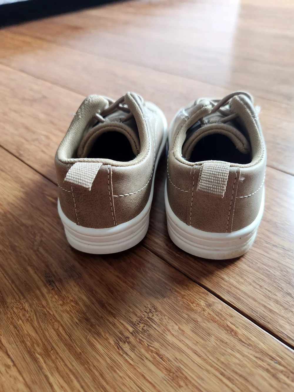 Osh Kosh B'gosh Slip-On Faux Suede Brown Sneakers Shoes Baby Boy, Size 5 M